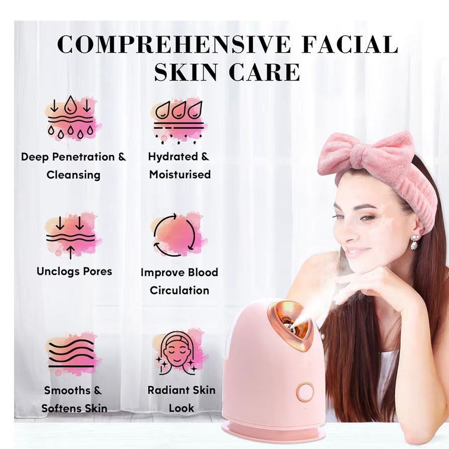 Facial Steamer Spa Kit with 17 Skin Care Tools