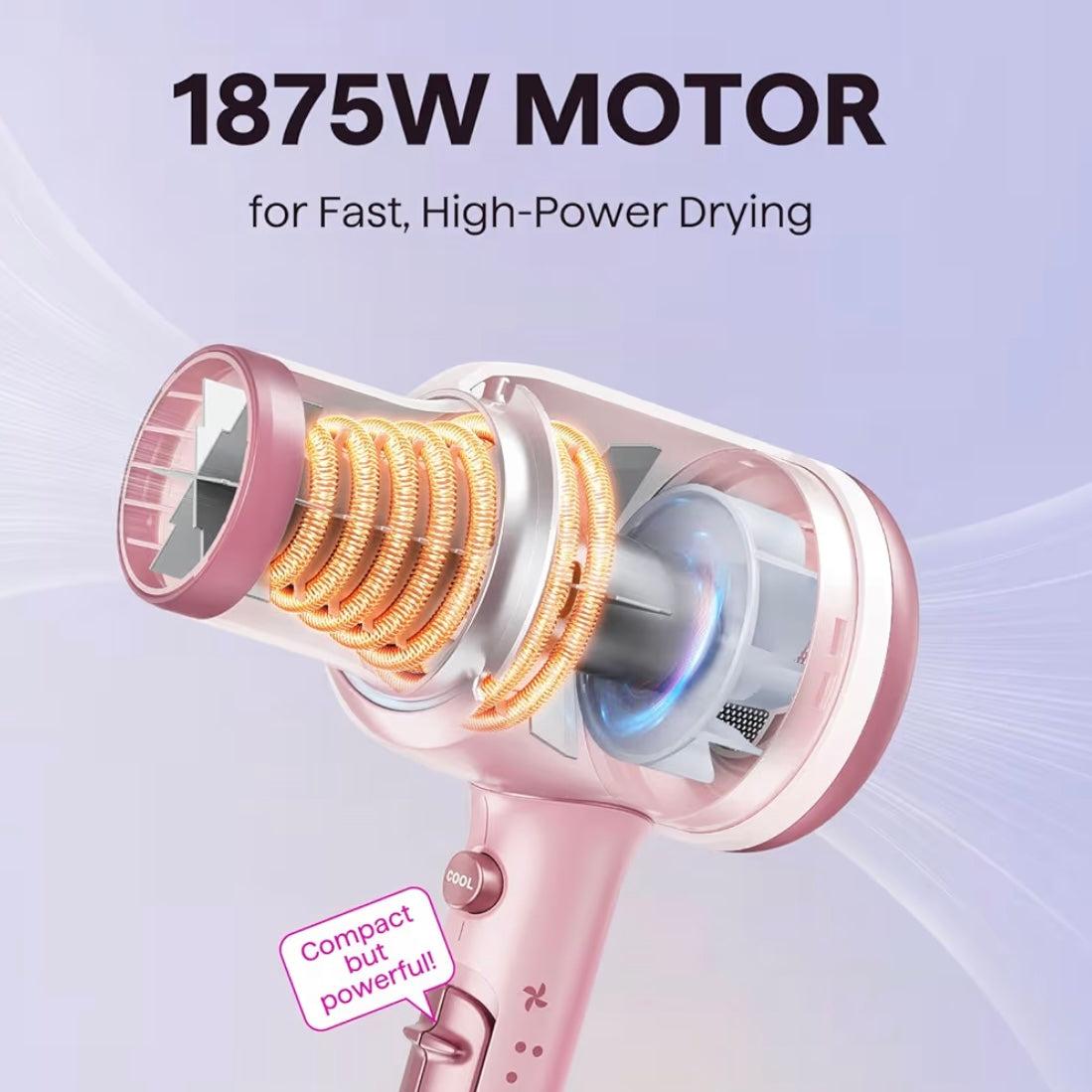 Wavytalk Hair Dryer with Diffuser