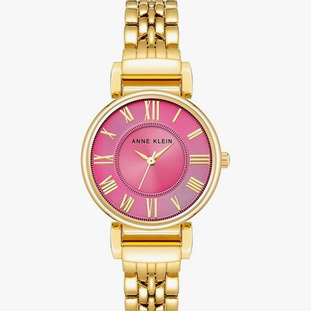 Anne Klein Women's Bracelet Watch - Gold/Hot Pink