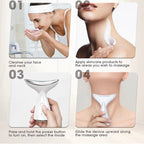 Face & Neck Massager with LED Light Therapy