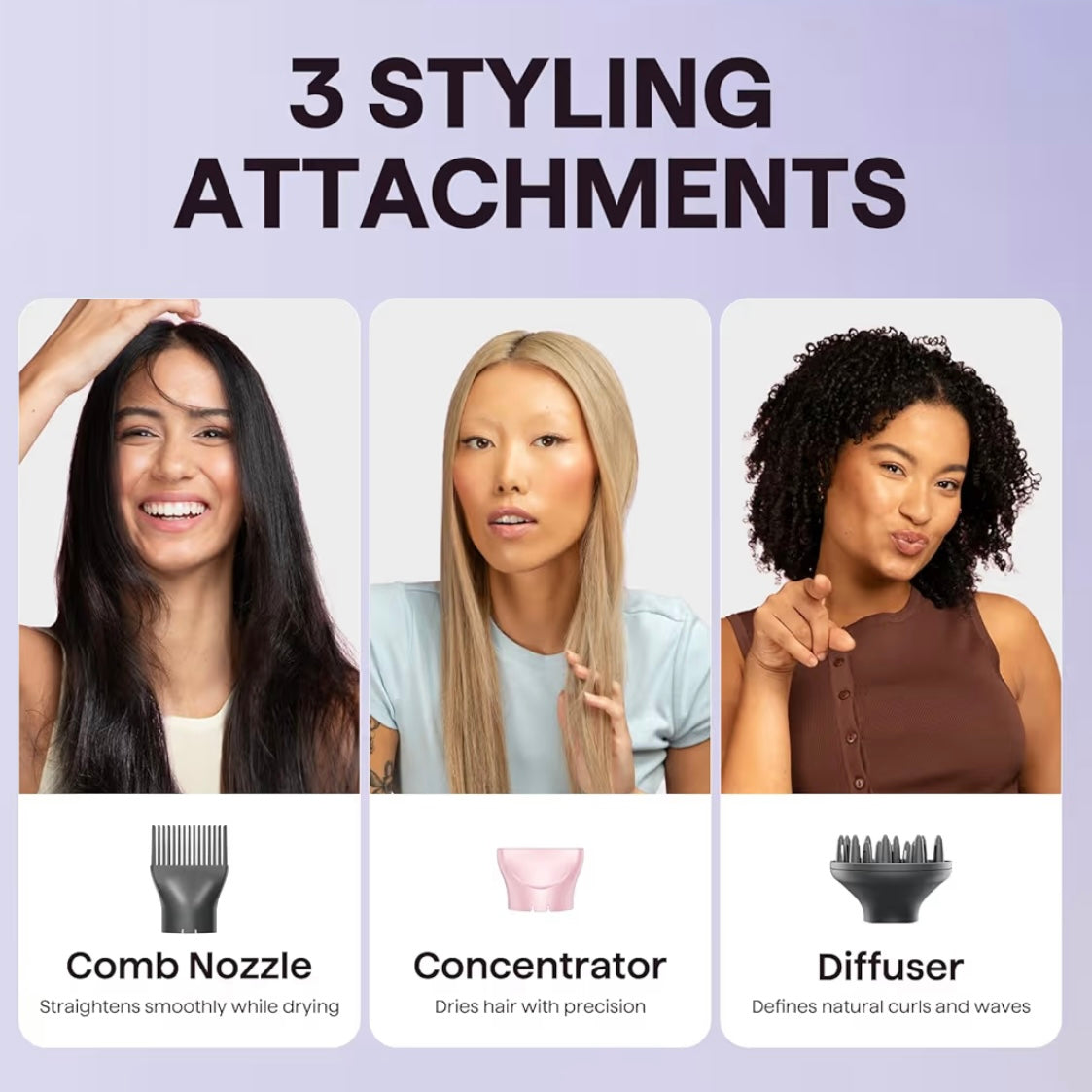 Wavytalk Hair Dryer with Diffuser