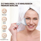 Face & Neck Massager with LED Light Therapy