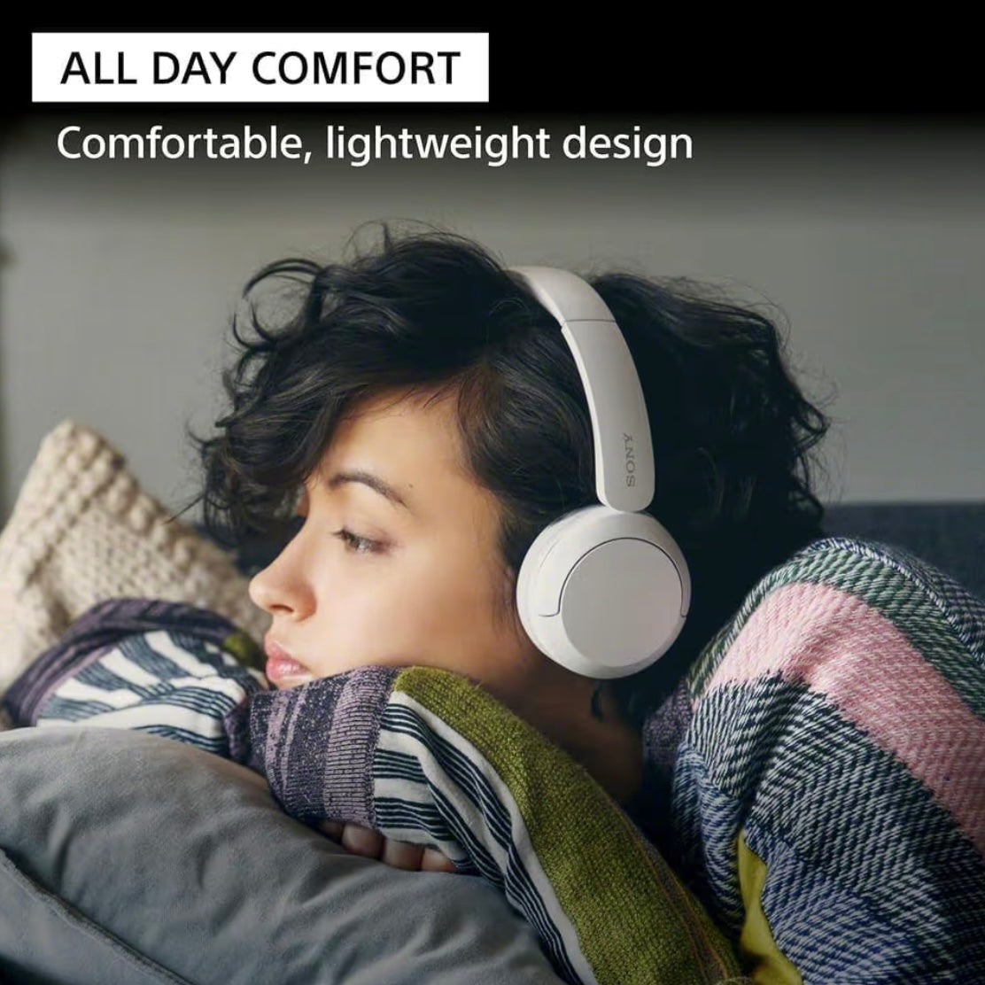 Sony WH-CH520 Wireless Headphones Bluetooth On-Ear Headset with Microphone