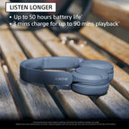 Sony WH-CH520 Wireless Headphones Bluetooth On-Ear Headset with Microphone