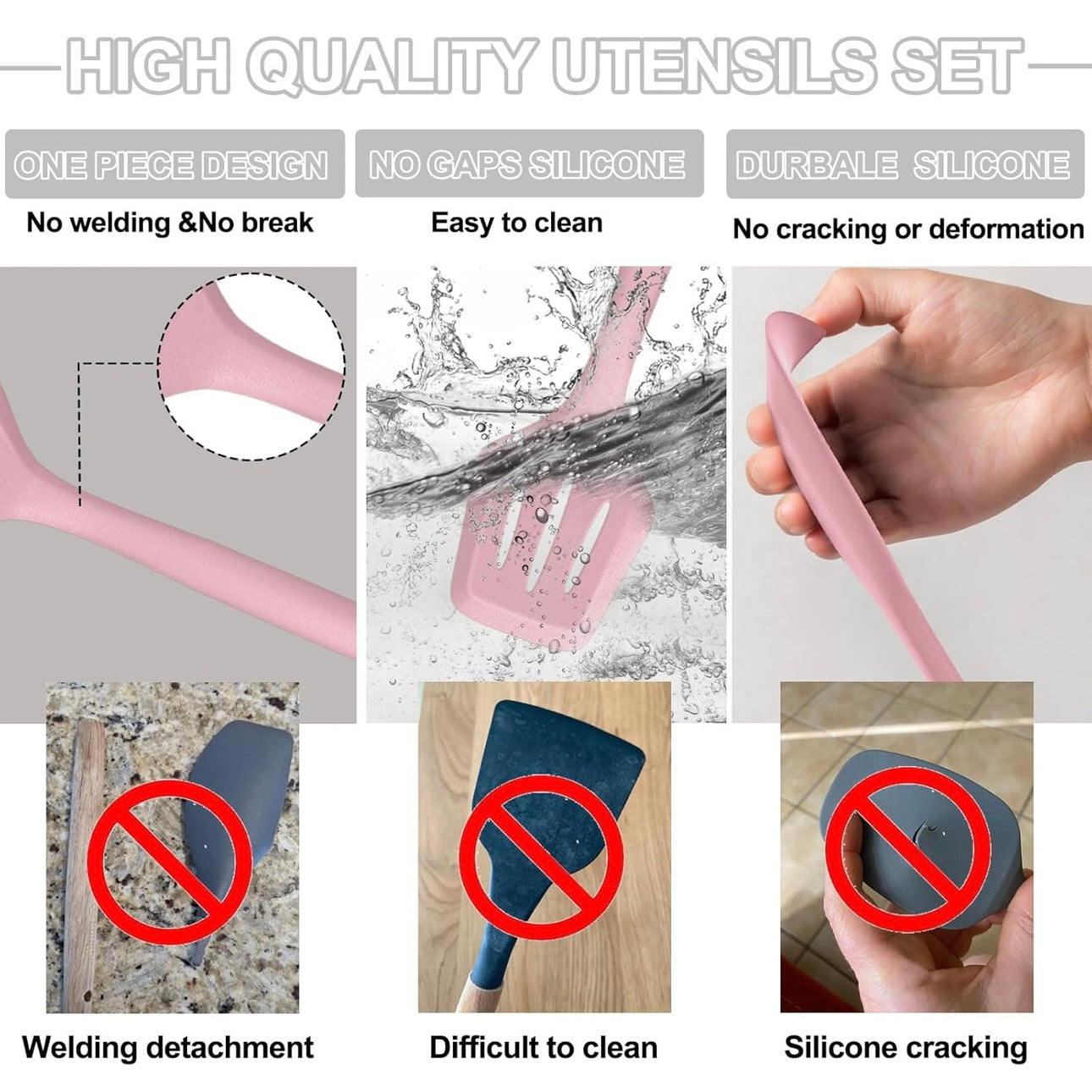 Cooking Utensils Set (Silicone)