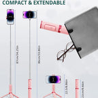 Selfie Stick, Foldable Cellphone Tripod with Remote