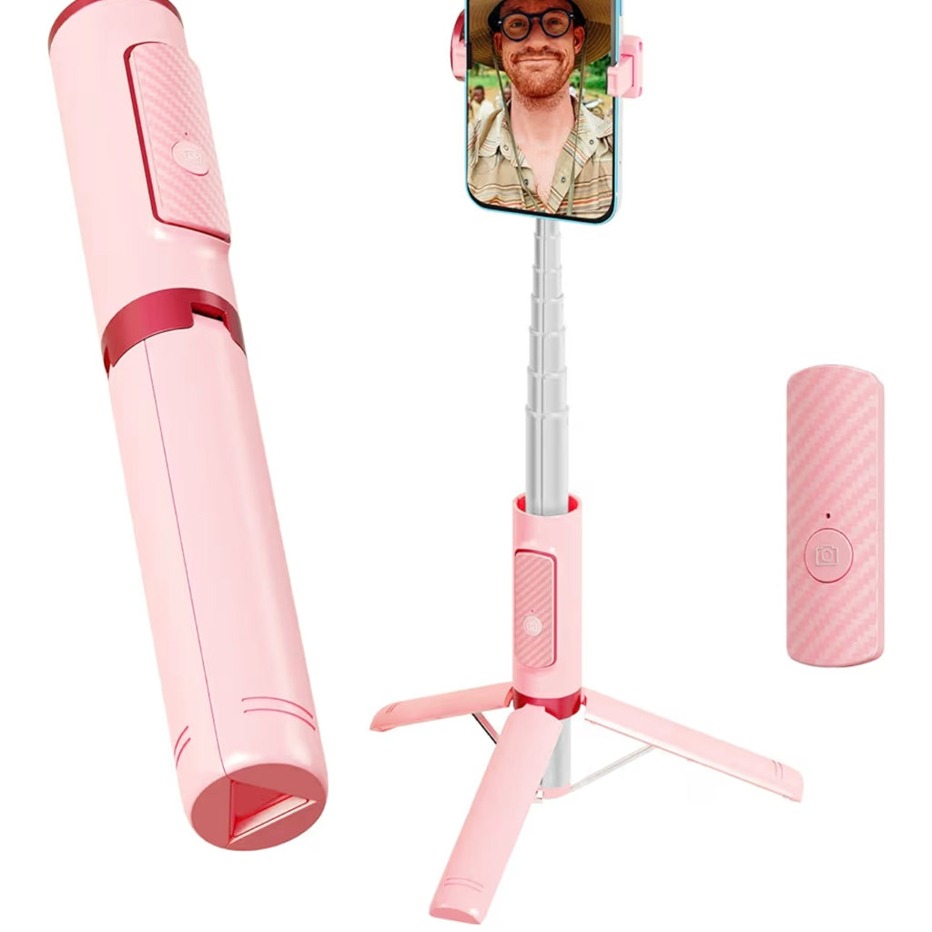 Selfie Stick, Foldable Cellphone Tripod with Remote