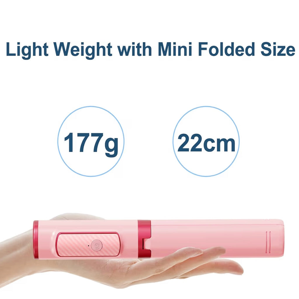 Selfie Stick, Foldable Cellphone Tripod with Remote