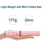 Selfie Stick, Foldable Cellphone Tripod with Remote