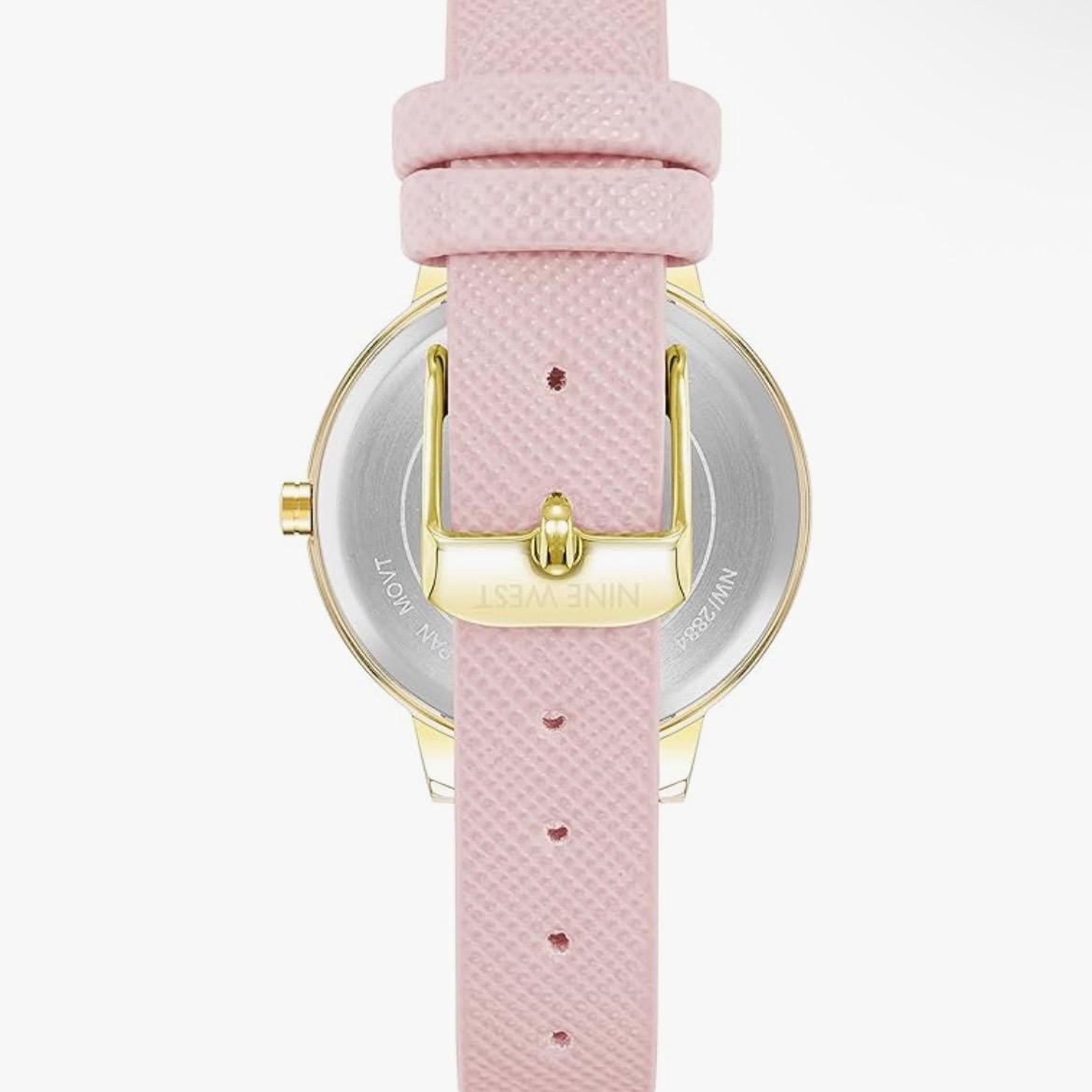 Nine West Women's Floral Dial Strap Watch