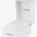 Nine West Women's Floral Dial Strap Watch