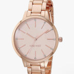 Nine West Women's Crystal Accented Bracelet Watch