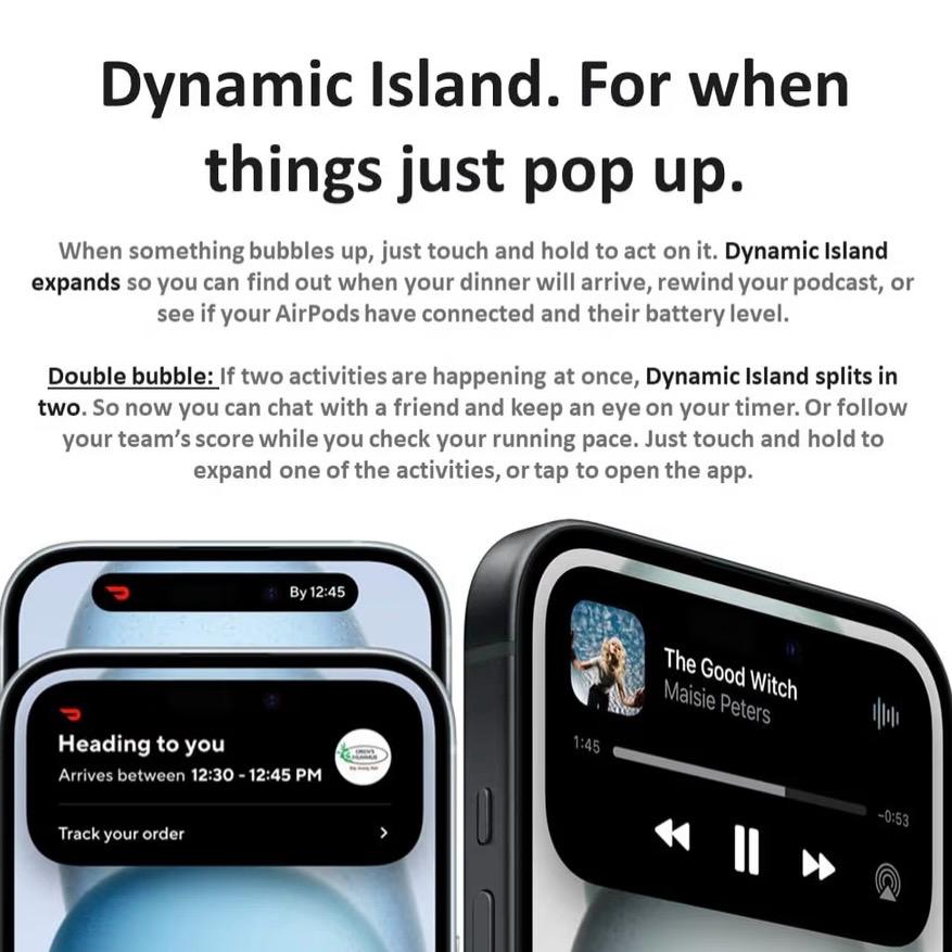 Apple iPhone 15, 128GB, Pink - Unlocked (Renewed)