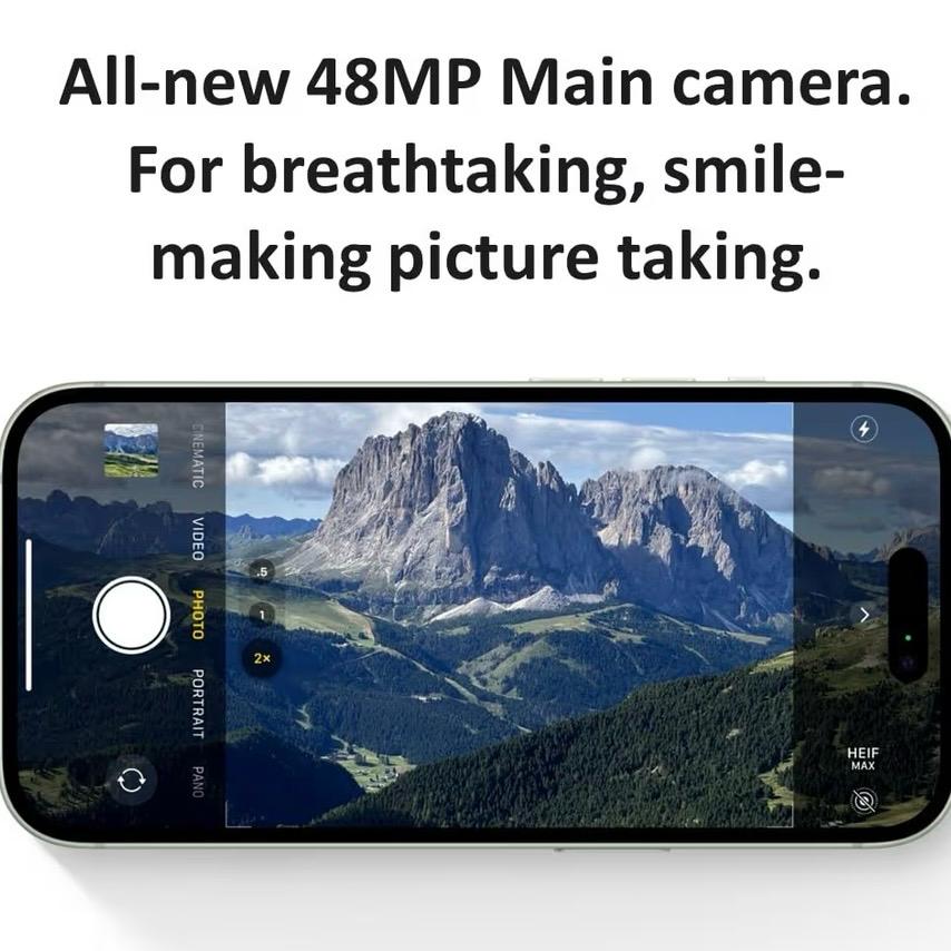 Apple iPhone 15, 128GB, Pink - Unlocked (Renewed)