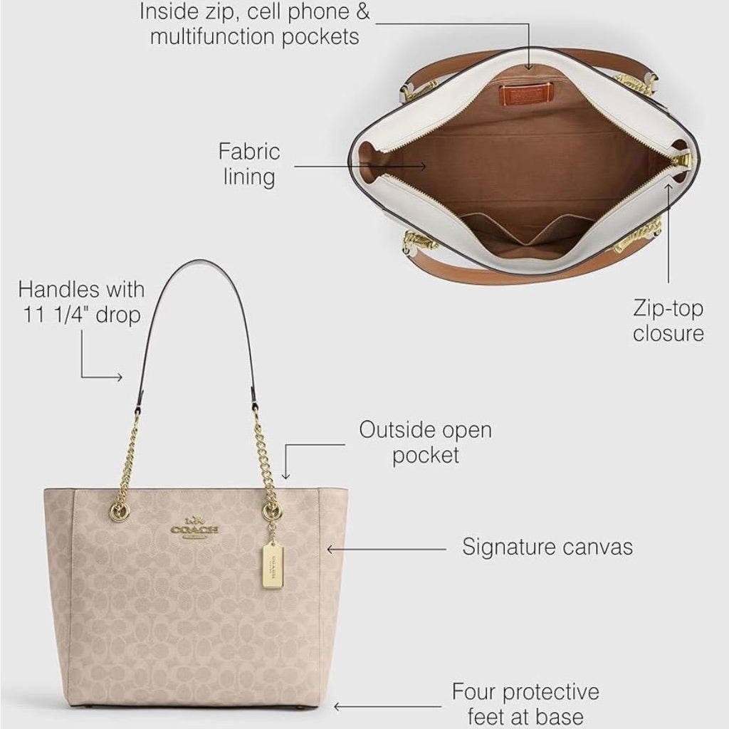 COACH Cammie Chain Tote