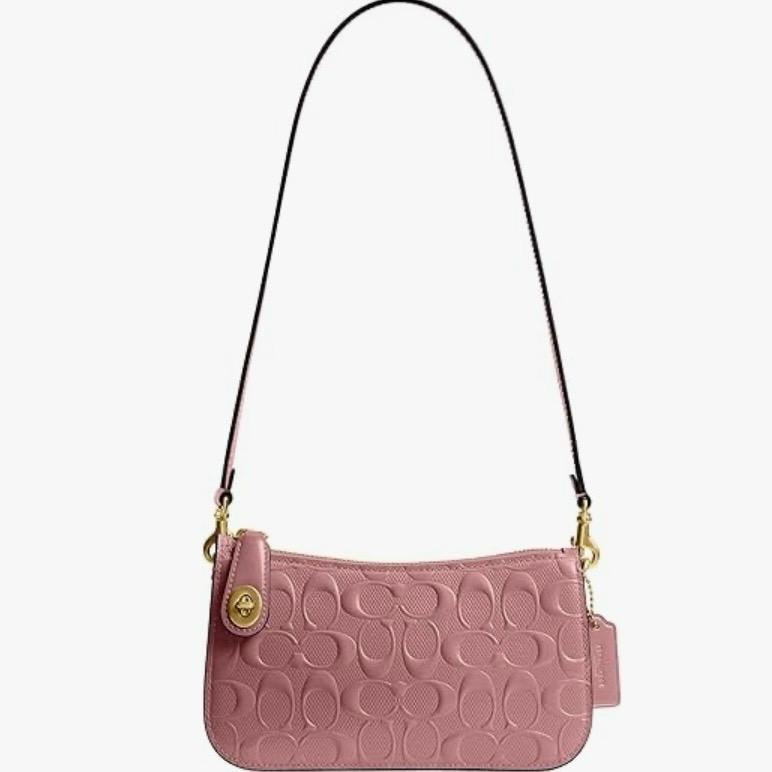 COACH womens Penn Shoulder Bag in Signature Leather