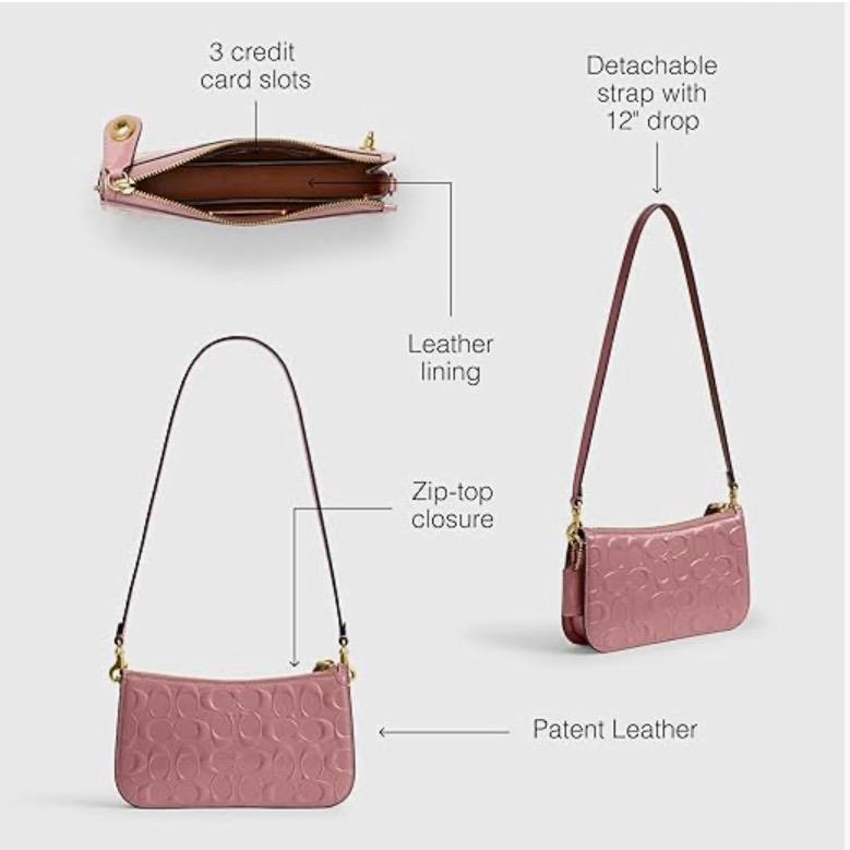 COACH womens Penn Shoulder Bag in Signature Leather